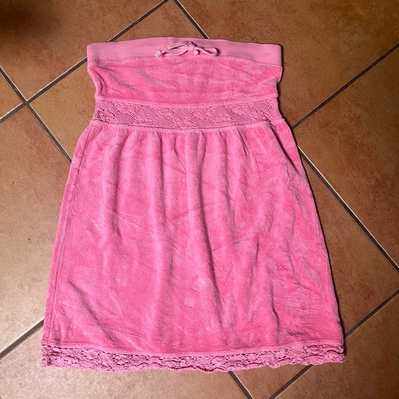 Vintage Juicy Couture Terry Cloth Bathing Suit Cover Dress - Picture 1 of 9
